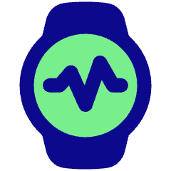 Watch Circle Heartbeat Monitor 2 Icon from Plump Pop Set
