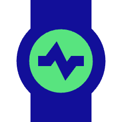 Watch Circle Heartbeat Monitor 2 Icon from Sharp Pop Set