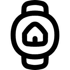 Watch Circle Home Icon from Flex Line Set