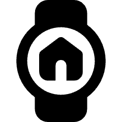 Watch Circle Home Icon from Core Remix Set