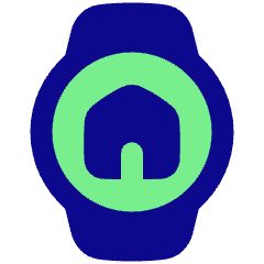 Watch Circle Home Icon from Plump Pop Set