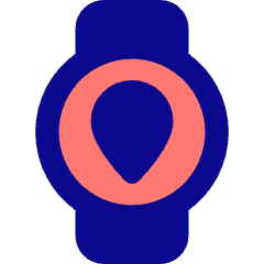 Watch Circle Location Icon from Core Pop Set