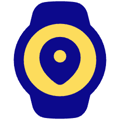Watch Circle Location Icon from Plump Pop Set