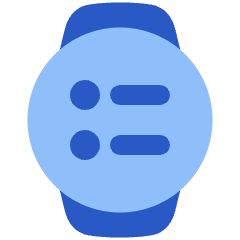 Watch Circle Menu Icon from Plump Flat Set