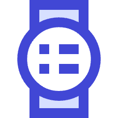 Watch Circle Menu Icon from Sharp Duo Set