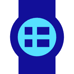 Watch Circle Menu Icon from Sharp Pop Set