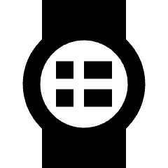 Watch Circle Menu Icon from Sharp Remix Set