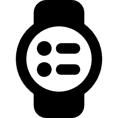 Watch Circle Menu Icon from Core Remix Set