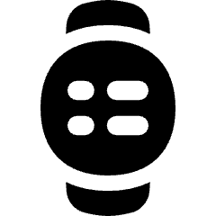 Watch Circle Menu Icon from Flex Solid Set