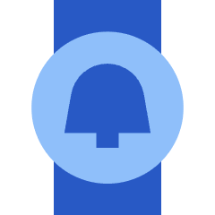 Watch Circle Notification Icon from Sharp Flat Set