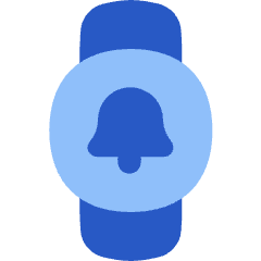 Watch Circle Notification Icon from Flex Flat Set