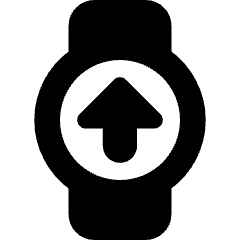 Watch Circle Upload Icon from Core Solid Set
