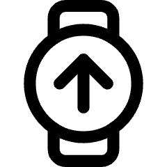 Watch Circle Upload Icon from Core Line Set