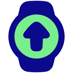 Watch Circle Upload Icon from Plump Pop Set