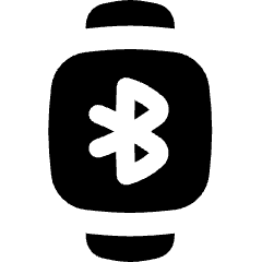 Watch Square Bluetooth Icon from Flex Solid Set