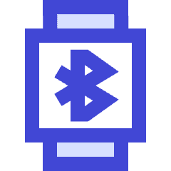 Watch Square Bluetooth Icon from Sharp Duo Set