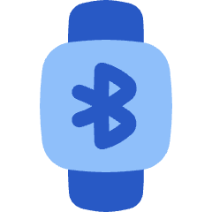 Watch Square Bluetooth Icon from Flex Flat Set