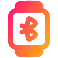 Watch Square Bluetooth Icon from Plump Gradient Set