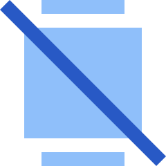 Watch Square Disable Icon from Sharp Flat Set