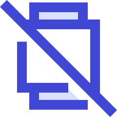 Watch Square Disable Icon from Sharp Duo Set