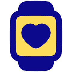 Watch Square Heartbeat Monitor 1 Icon from Plump Pop Set