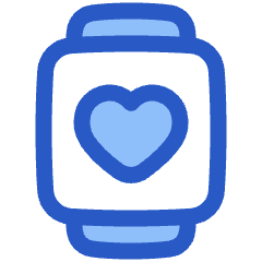 Watch Square Heartbeat Monitor 1 Icon from Plump Duo Set