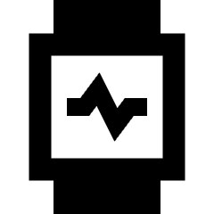 Watch Square Heartbeat Monitor 2 Icon from Sharp Remix Set