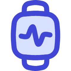 Watch Square Heartbeat Monitor 2 Icon from Flex Duo Set