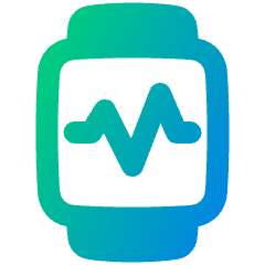 Watch Square Heartbeat Monitor 2 Icon from Plump Gradient Set