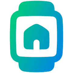 Watch Square Home Icon from Plump Gradient Set