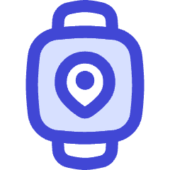Watch Square Location Icon from Flex Duo Set