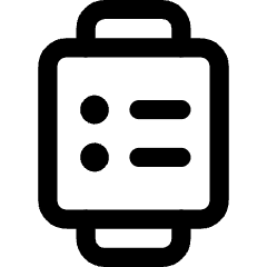 Watch Square Menu Icon from Core Line Set