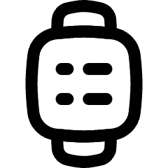 Watch Square Menu Icon from Flex Line Set