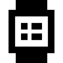 Watch Square Menu Icon from Sharp Remix Set