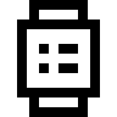 Watch Square Menu Icon from Sharp Line Set