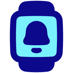 Watch Square Notification Icon from Plump Pop Set