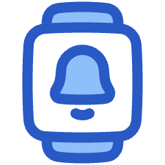 Watch Square Notification Icon from Plump Duo Set