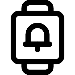 Watch Square Notification Icon from Core Line Set