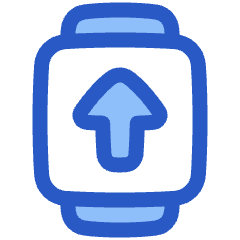 Watch Square Upload Icon from Plump Duo Set