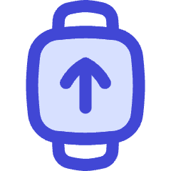 Watch Square Upload Icon from Flex Duo Set