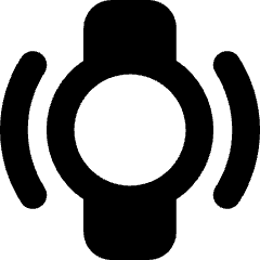 Watch Vibration Icon from Core Solid Set