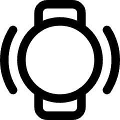 Watch Vibration Icon from Core Line Set