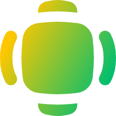 Watch Vibration Square Icon from Flex Gradient Set