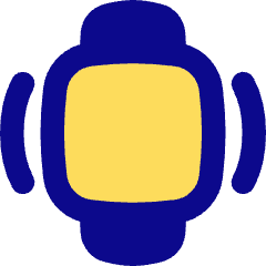 Watch Vibration Square Icon from Flex Pop Set