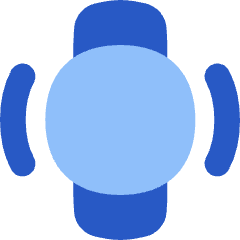 Watch Vibration Icon from Flex Flat Set