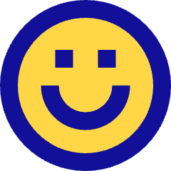 Happy Face Icon from Sharp Pop Set