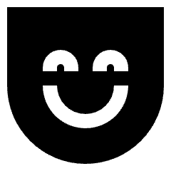 Happy Mask Icon from Sharp Solid Set