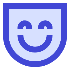Happy Mask Icon from Sharp Duo Set