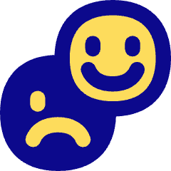 Happy Sad Faces Icon from Flex Pop Set