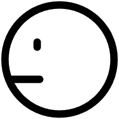 Look Left Icon from Plump Line Set